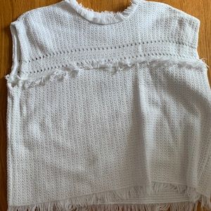 White sweater/top from target